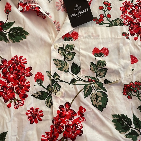 NEW WITH TAGS- Threadbare Mens Selleck SS Shirt - Picture 3 of 4